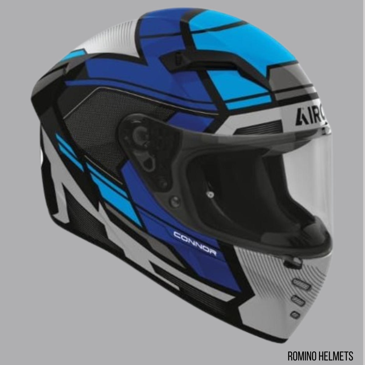 CASCO AIROH CONNOR EGO BLUE GLOSS