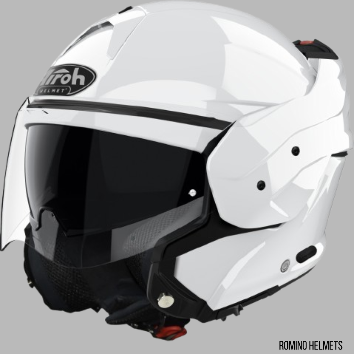 CASCO AIROH MATHISSE II COLOR WHITE GLOSS