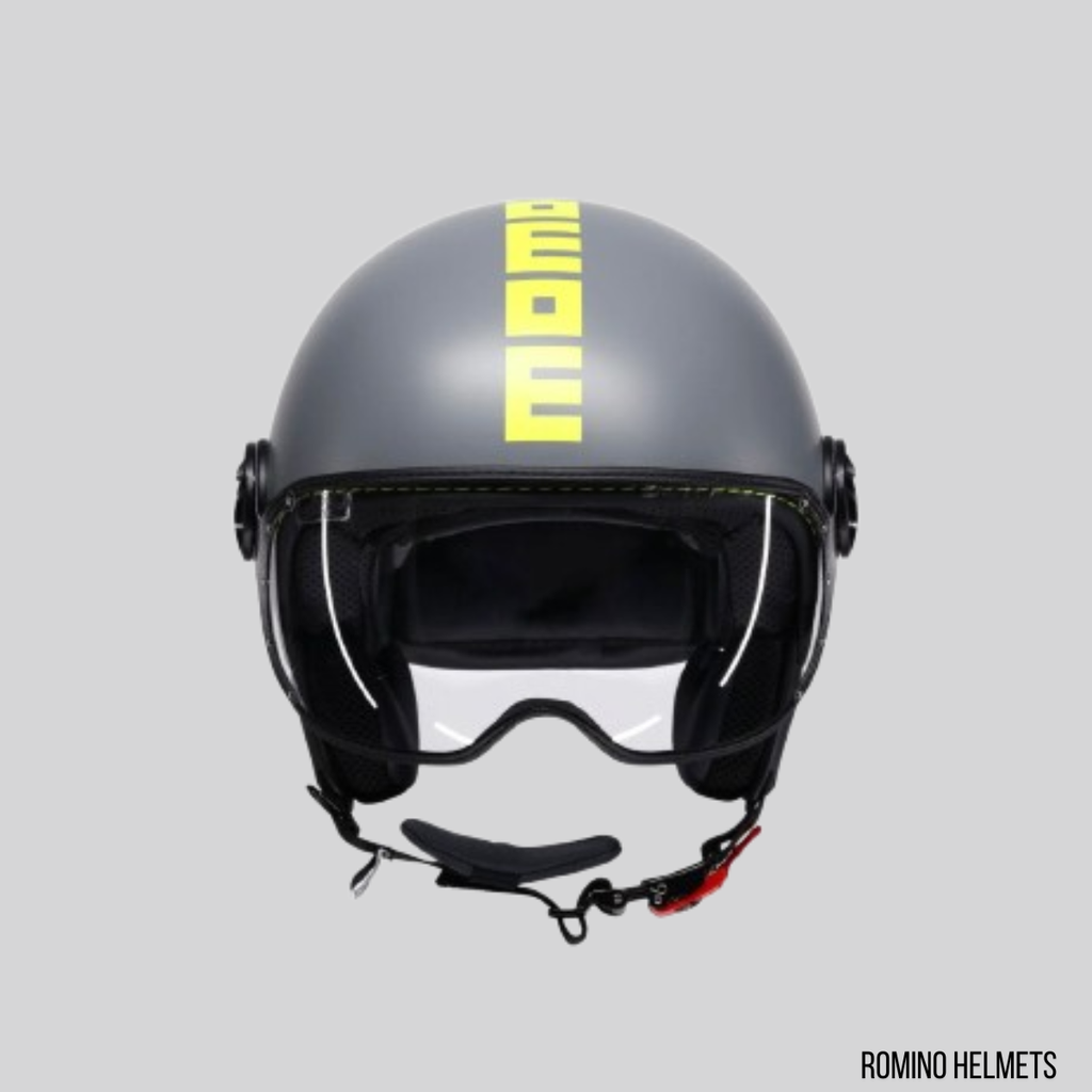 CASCO MOMODESIGN FGTR CLASSIC FLUO MATT GREY/YELLOW