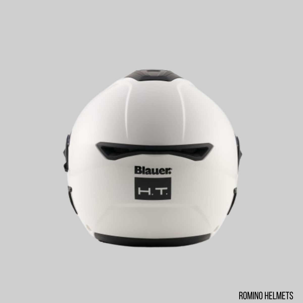 CASCO BLAUER DEMI JET DJ-01 MONOCHROME WHITE