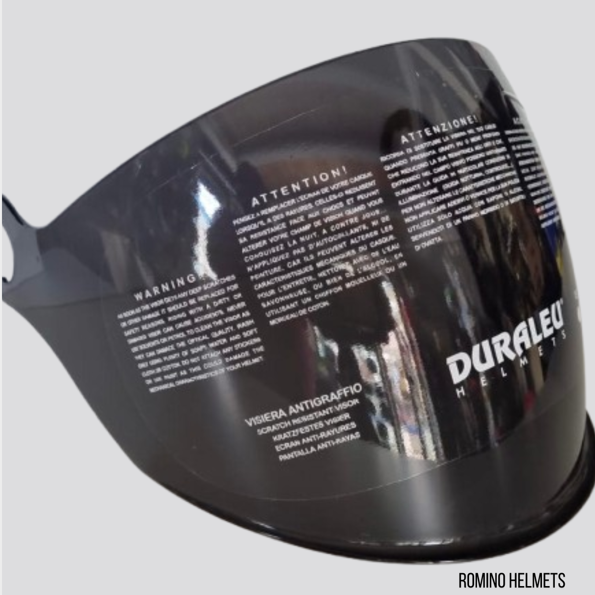 VISIERA LUNGA FUME' DURALEU