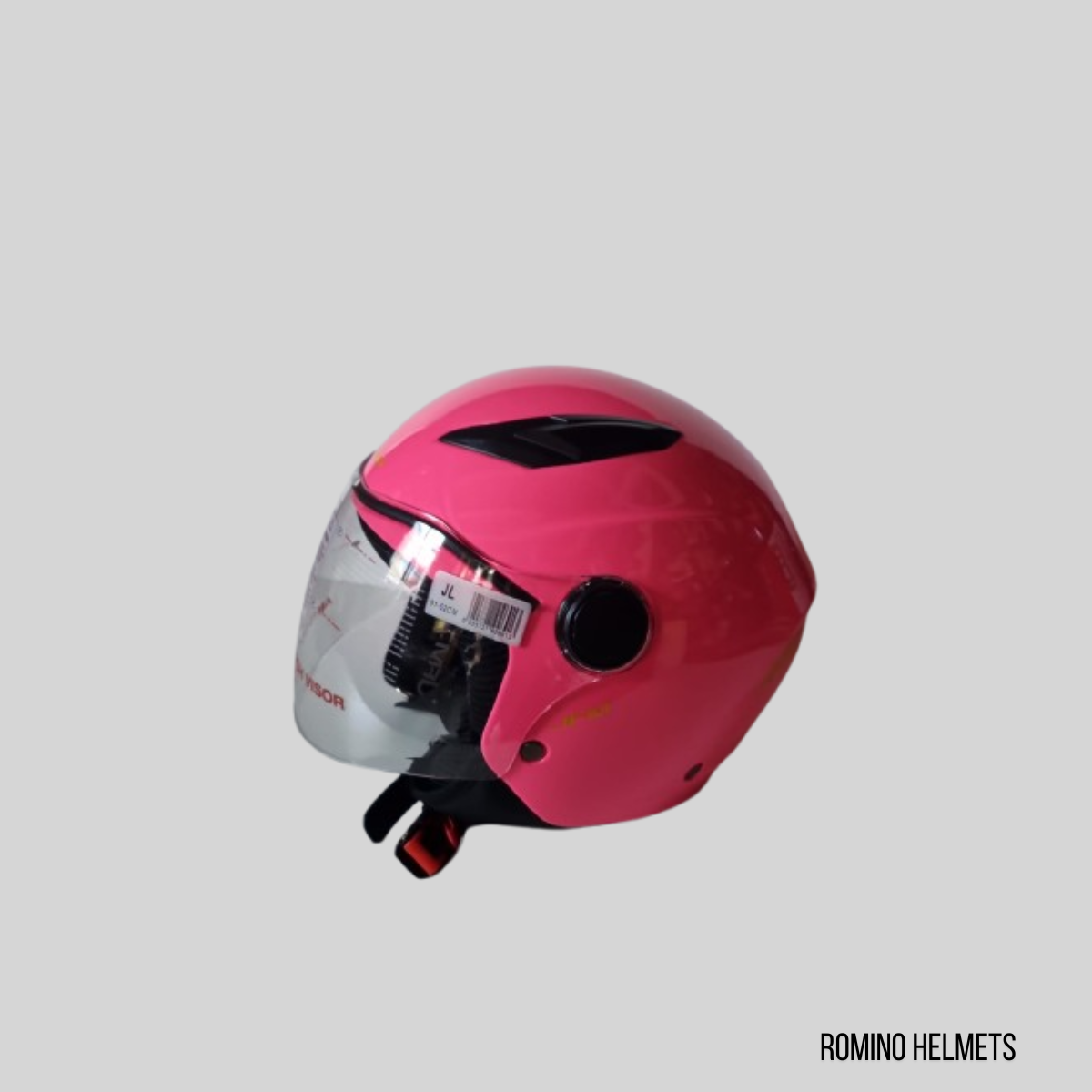 CASCO BABY JFM ROSA FLUO LUCIDO