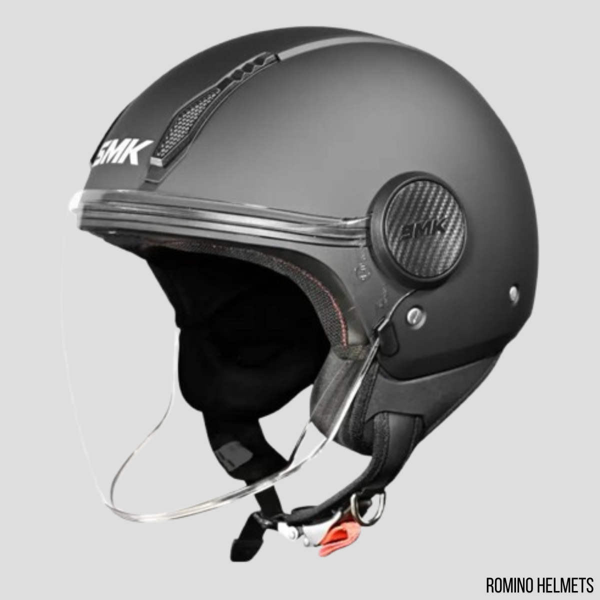 CASCO SMK LAMINAR SOLID NERO OPACO