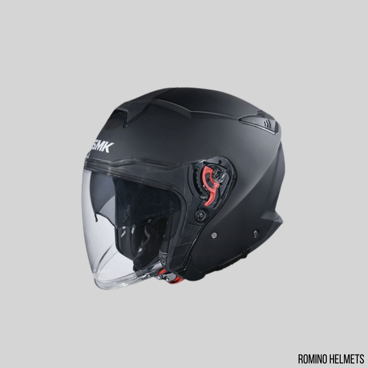 CASCO SMK GTJ SOLID NERO OPACO