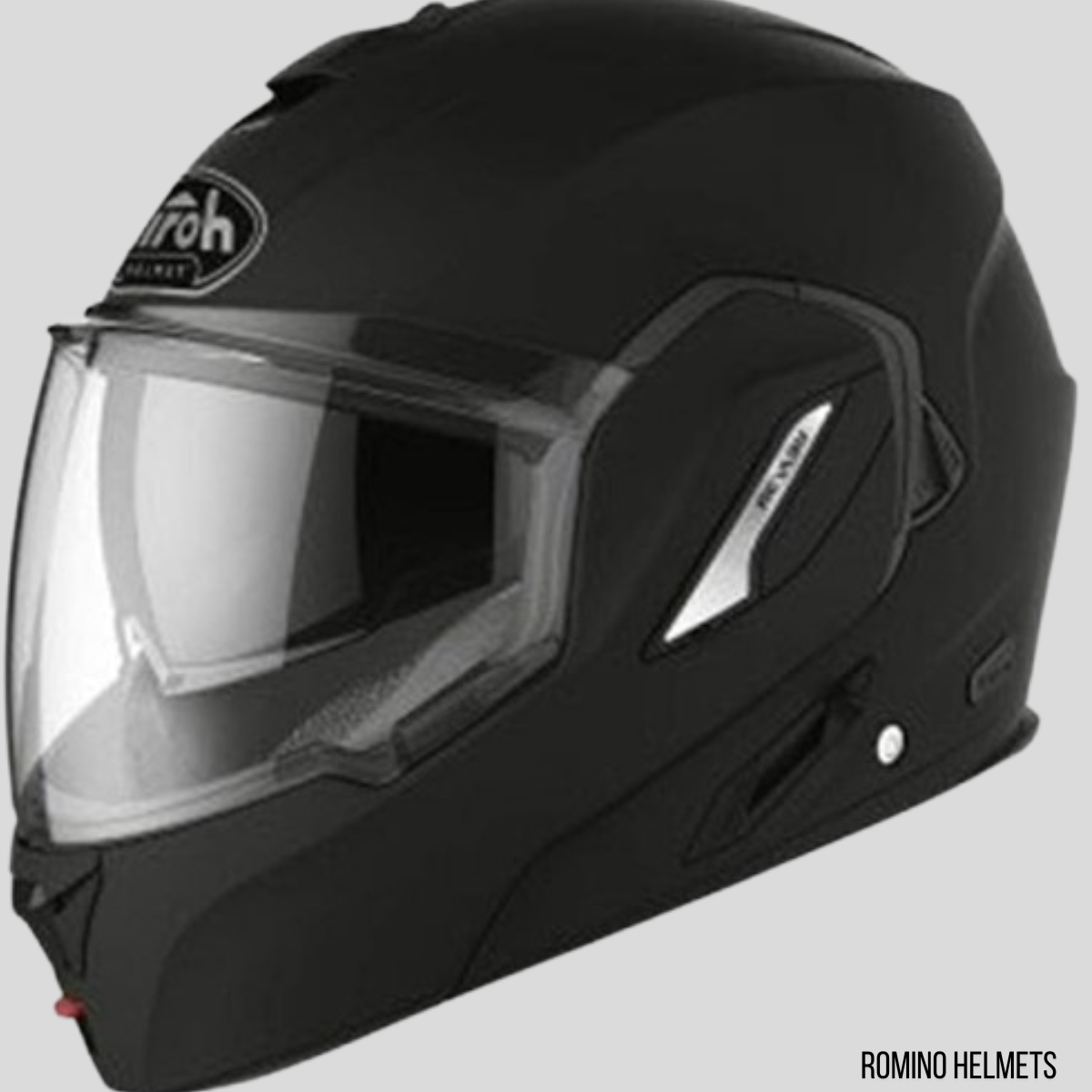 CASCO AIROH REV NERO OPACO