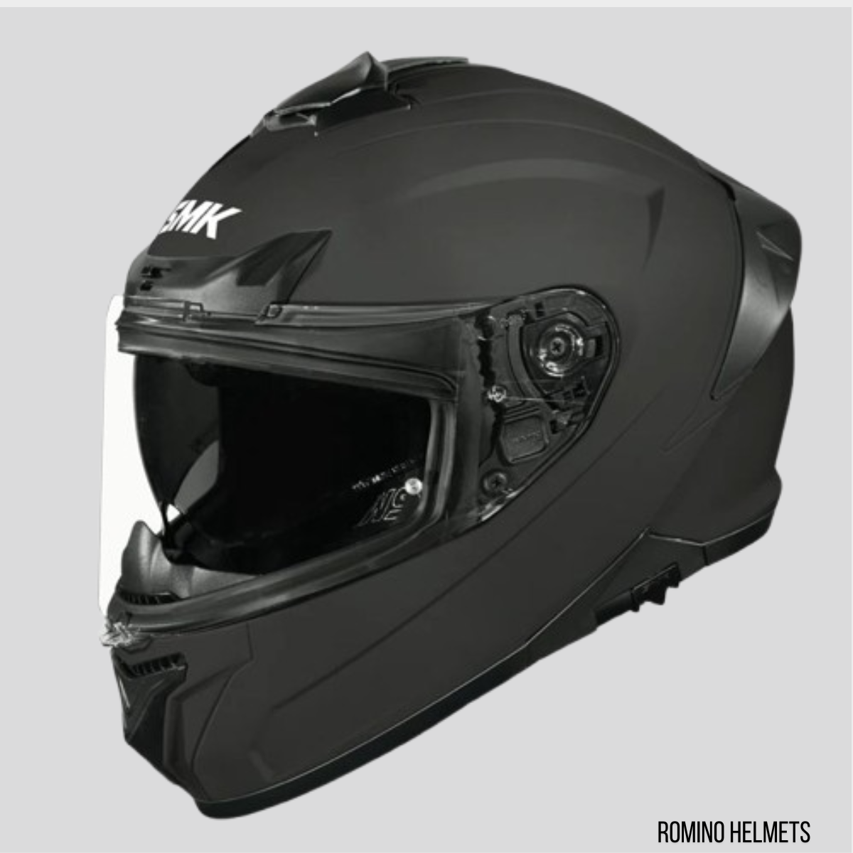 CASCO SMK TYPHOON SOLID BLACK MATT